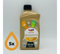 5L TotalEnergies Quartz 9000 NFC 5W30 Total Engine Oil - 5 x 1 Litre