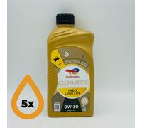 5L TotalEnergies Quartz INEO Longlife 0W-30 Total Engine Oil - 5 x 1 Litres