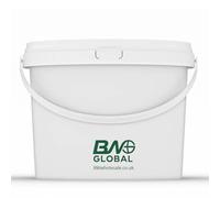 5L White Plastic Bucket with Lid - Food Grade, Leak-Resistant, & Reusable | Ideal for Kitchen, DIY, Paint, Crafts & More (2)
