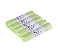5L x 250 Tie Handle Compostable Kitchen Caddy Liners - Food Waste Bin Liners - EN 13432-5 litre Bags