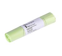 5L x 50 Tie Handle Compostable Kitchen Caddy Liners - Food Waste Bin Liners - EN 13432-5 litre Bags