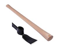 5lb Grubbing Mattock with Beech Wood Wooden Handle Garden Pick Axe Digging Tool