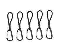 5lots Strong Elastics Ropes Security Cord Tent Camping Bungee Bikes Cord for Mountaineering and Camping Elastics Rope with Hook