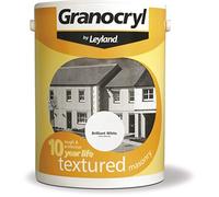 Granocryl Textured Masonry Paint, 5L, Pure Brilliant White