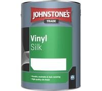 5LTR - JOHNSTONES TRADE VINYL SILK EMULSION BRILLIANT WHITE