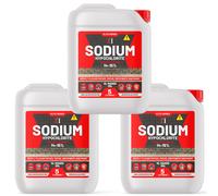 (5ltrs x 3) Sodium Hypochlorite 14-15% Patio Cleaner 5L