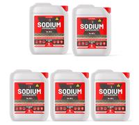 (5ltrs x 5) Sodium Hypochlorite 14-15% Patio Cleaner 5L