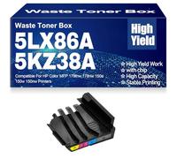 5LX86A 5KZ38A Waste Toner Box Compatible for HP Color MFP 179fnw 178nw 150a 150w 150nw Printers 116A 117A 118A 119A Waste Container,5LX86A-1PC