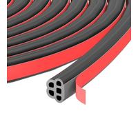 5m/10m/16m/20m Auto Windshield Weatherstrip Double Layer Trunk Sealer Car Door Seal Strips Waterproof Weather Stripping Window Shape