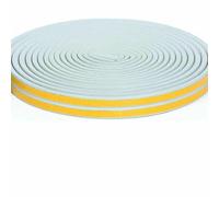 5M/10M Door Window Seal Strip D/I/E/P Self-Adhesive Acoustic Foam Sealing Strip Tape Insulation Windproof Rubber Weatherstrip-grey-D-5M