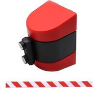5M/10M Magnetic Retractable Belt Barrier, Wall Mounted Red Security Belt Rope Barrier, for Grocery Retail Store Stadium School Crowd Control