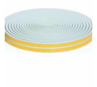 5M/10M Window Weather Strip Self-Adhesive Acoustic Rubber Foam Seal Strip Tape Windproof Insulation Door Weatherstripping-grey-E-10M