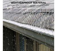 5M/10psc Bird Spikes Stainless Steel Wall Fence Pigeon Deterrent Spikes Control