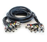 5M 12 Way Xlr Male To Female Loom Cable Microphone Stage Snake Multicore Lead