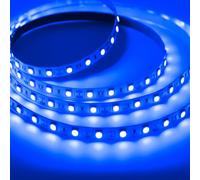 5M(16.4ft) Blue LED Strip Light, 12V 300 LEDs SMD5050 Flexible Bright Cuttable LED Tape Lights, No Power Plug for Easter TV Backlight Cabinet Bedroom Kitchen Gaming Room Bar Party Indoor Home Decor