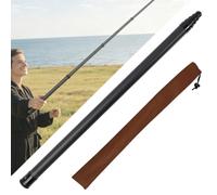 5m/16.4ft Carbon Fiber Invisible Selfie Stick compatible for Insta 360 X5-X, 9 Section Extended Ultra Long Pole compatible for GoPro 13-9, Osmo Action 5/4/3, 1/4" Screw, Lightweight Travel Monopod