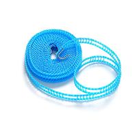 5m/ 16.4ft Washing Line, Outdoor Windproof Clothesline, Portable Clothes Line for Clothes Drying, Airer Windproof Non-slip Rope Elastic Laundry Line, Use for Outdoor Camping Travel Hanger