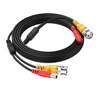 5M / 16FT CCTV Extension Cable - 2-in-1 BNC Video & Power Lead - CCTV Camera Cable for Security Systems - BNC Extension Cable for CCTV Coaxial & Power Connection