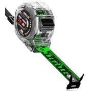 5M/16ft Tape Measure, Width 25mm Fluorescent Precision Measuring Tape, Stainless Steel Retractable Double Sided Graduated Tape Measure, Easy To Read Self-Lock Measuring