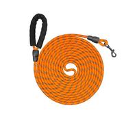 5M/16FT Training Leads for Dogs,Soft Padded Handle,Strong Rope Long line Dog Lead Leash with, Reflective Recall Training Leads for Large Medium Small Dog,Orange