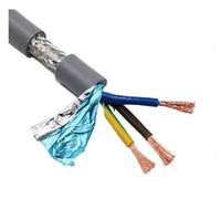 5M 18AWG 2/3/4/5 Core, Towline Shielded Cable, PVC Flexible Wire, Resistance To Bending Corrosion Resistant Copper Wire(3 core 5 meter)