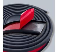 5m*18mm Black Flexible Plastic Edge Cover U Shaped,tpe Silica Gel-wood Veneer No Fusible Edge,self-adhesive Worktop Edge Banding To Protect Cabinet Ed