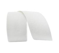 5M 20-50mm Nylon Webbing Tape, 1mm Thick, for Knapsack Strap, Bias Binding,DIY Sewing,White,32mm
