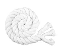 5M 20mm Thick Cotton Rope for DIY Crafts, Wall Hangings, Plant Hangers, Macrame Knotting, Home Decor and Decorative Projects, Perfect for Beginners and Gardening Crafts(White)