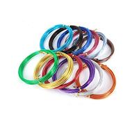 5M*2Mm Aluminum Craft Wire Flexible Artistic Floral Jewelry Beading Wire For Diy Jewelry Craft Making ExcellentDurability