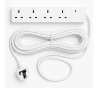 5M 4 Way Extension Cable Power Multiple Devices Safely And Efficiently With Long Reach Heavy Duty 5 Meter Cable Ideal For Home Office And Workshop Use