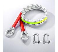 5m 5T Heavy Duty Tow Rope with Shackles for Ford Maverick/K Active/Edge ST/Explorer, High Strength Car Recovery Strap