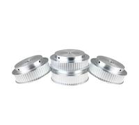 5M-60T Aluminum Pulley Wheel Inner Bore 12-20mm Slot Width 16/21mm Precision Engineering for Smooth Operation Ideal for DIY Projects 1PC (19mm 1PC 16mm)