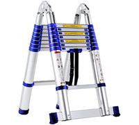5m 6m 7m 8m Tall Telescopic A-Frame Ladder Compact Retractable Extension Ladder for Outdoor Maintenance Durable and Lightweight Perfect for Home and Professional Use