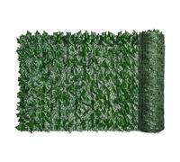 5m Artificial Ivy Hedge Fence - Green Leaf for Balcony Lawn Decoration Garden Background Outdoor Cover Decorative Fence (1x6m)