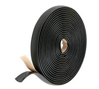 5M Auto Seal Weather Stripping Black Rubber Sealing Strip Trim Cover Car Trim Edging Cover Self Adhesive Beading Strips Peel and Stick Tape for Car Front Rear Windshield Sliding Doors 5m x 15mm