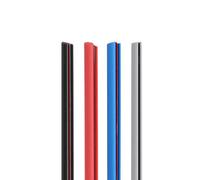 5m Black/Blue/Red/Grey Rubber Car Door Edge Protector Anti-Collision Strip Seal Trim Molding Guard - Black