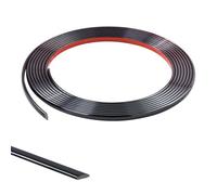 5M Black Flexible Moulding Trim,Self-Adhesive Decorative Edging Strip for Tile, Wall, Mirror, Ceiling, Floor, Panel, Cabinet,Peel and Stick PVC Mirrior Frame Trim,8MM