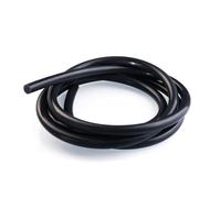 5M Black Solid Silicone Round Cord Rubber Gasket Trim Seal Strips, for Home Improvement O Ring Waterproof High Temperature Resistant(Dia 6mm)