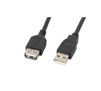 lanberg ca, USBe, 10cc, 0050 USB 2.0 A Male to USB A Female Extender Cable Black
