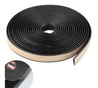 5M Car Rubber Sealing Strip Trim Cover Car Trim Edging Cover Self Adhesive Beading Trim Peel and Stick Tape for Car Front Rear Windshield Sliding Doors, Fit Most Doors Windows Windscreens (Black)