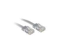 5m CAT6 U/UTP Flat Gigabit Network Cable, Grey