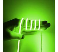 5m COB LED Strip Light, 24V Green Wide 5mm LED Strip Flexible Cuttable Ultra-Thin LED Lights, CRI>90 Uniform Dotless 400LEDs/m for Bedroom Home Kitchen Cabinet Decor (Power Supply Not Included)