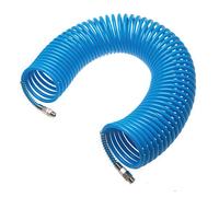 5m Coiled Air Hose 10x8mm PA R1/4 Male Connector