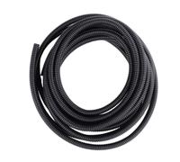 5m Corrugated Wire Tube, Flexible Conduit, Flexible Wire Cover Tube for TV Cables, Electric Wires, Computers, Garden Lights, Automotive, Office and Household Cable Management (Inner 7mm Outer 10mm)