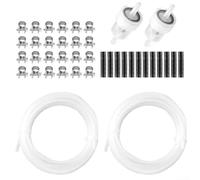 5m Diesel Heater Fuel Line Kit Designed for 2kW 5kW 8kW Parking Heaters with Dual Inline Mesh Filters and 24 Clamps