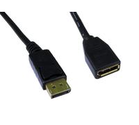 5M DisplayPort Male to Female Extension Cable Gold