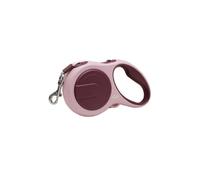 5m Dog Leash Retractable Roulette Collar Adjustable(Burgundy)