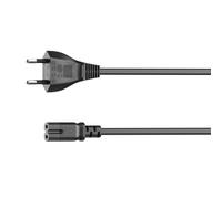 5m Euro Plug Power Cable Double Nut Coupling for Sonos Play 5 3 Sub