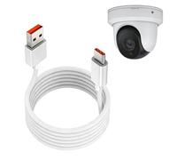 5M Extra Long USB C Cable,USB A to Type C Durable Charging and Data Sync Cord,Usb A To Usb C Fast Charge for Home Security Cameras Devices Power Extension Lead,for YESKMO CCTV Eufy Mi Camera 2K