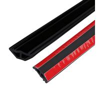 5M Flexible Moulding Trim, Self Adhesive Skirting Board Coving for Ceilings, DIY Corner Trim for Laminate Flooring, Wall, Worktop, Bath & Tile Edging (3M Black)